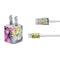 Neon Rainbow Cheetah with Rose by Sheena Pike iPhone Charger (5W USB) Skin
