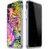 Neon Rainbow Cheetah with Rose by Sheena Pike iPhone SE (2nd & 3rd Gen) Clear Case