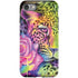 Neon Rainbow Cheetah with Rose by Sheena Pike iPhone SE (2nd & 3rd Gen) Pro Case