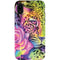 Neon Rainbow Cheetah with Rose by Sheena Pike iPhone XR Pro Case