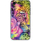 Neon Rainbow Cheetah with Rose by Sheena Pike iPhone XR Skin