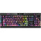 Neon Rainbow Cheetah with Rose by Sheena Pike K95 RGB PLATINUM Mechanical Gaming Keyboard Skin