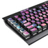 Neon Rainbow Cheetah with Rose by Sheena Pike K95 RGB PLATINUM Mechanical Gaming Keyboard Skin