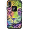 Neon Rainbow Cheetah with Rose by Sheena Pike LifeProof Fre iPhone Skin
