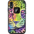 Neon Rainbow Cheetah with Rose by Sheena Pike LifeProof Fre iPhone Skin