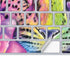 Neon Rainbow Cheetah with Rose by Sheena Pike Magic Keyboard Skin