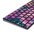 Neon Rainbow Cheetah with Rose by Sheena Pike Magic Keyboard with Numeric Keypad Skin