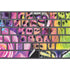 Neon Rainbow Cheetah with Rose by Sheena Pike Magic Keyboard with Numeric Keypad Skin