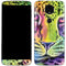 Neon Rainbow Cheetah with Rose by Sheena Pike Moto E5 Plus Skin