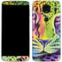 Neon Rainbow Cheetah with Rose by Sheena Pike Moto E5 Plus Skin