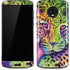 Neon Rainbow Cheetah with Rose by Sheena Pike Moto G6 Skin
