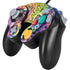 Neon Rainbow Cheetah with Rose by Sheena Pike Nintendo GameCube Controller Skin