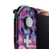 Neon Rainbow Cheetah with Rose by Sheena Pike Nintendo Switch Lite Skin