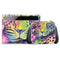 Neon Rainbow Cheetah with Rose by Sheena Pike Nintendo Switch OLED (2021) Skin