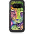 Neon Rainbow Cheetah with Rose by Sheena Pike Otterbox Commuter Galaxy Skin
