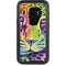 Neon Rainbow Cheetah with Rose by Sheena Pike Otterbox Defender Galaxy Skin