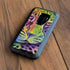 Neon Rainbow Cheetah with Rose by Sheena Pike Otterbox Defender Galaxy Skin