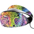 Neon Rainbow Cheetah with Rose by Sheena Pike PlayStation VR2 Skin