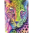 Neon Rainbow Cheetah with Rose by Sheena Pike PS5 Console Skin