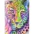 Neon Rainbow Cheetah with Rose by Sheena Pike PS5 Digital Edition Console Skin