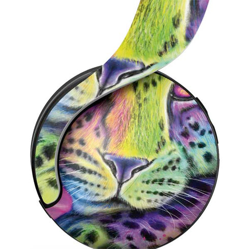 Neon Rainbow Cheetah with Rose by Sheena Pike PULSE 3D Wireless Headset for PS5 Skin