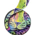 Neon Rainbow Cheetah with Rose by Sheena Pike PULSE 3D Wireless Headset for PS5 Skin