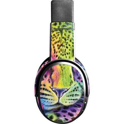 Neon Rainbow Cheetah with Rose by Sheena Pike Skullcandy Crusher Wireless Skin