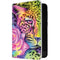Neon Rainbow Cheetah with Rose by Sheena Pike Surface Duo Skin