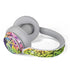 Neon Rainbow Cheetah with Rose by Sheena Pike Surface Headphones Skin