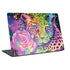 Neon Rainbow Cheetah with Rose by Sheena Pike Universal Laptop 16in (13 x 9.4in) Skin