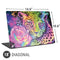 Neon Rainbow Cheetah with Rose by Sheena Pike Universal Laptop 18in (14.6 x 10.6in) Skin