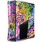 Neon Rainbow Cheetah with Rose by Sheena Pike Xbox 360 Slim (2010) Skin
