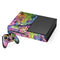 Neon Rainbow Cheetah with Rose by Sheena Pike Xbox One Console and Controller Bundle Skin
