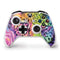 Neon Rainbow Cheetah with Rose by Sheena Pike Xbox One S Controller Skin
