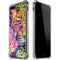 Neon Rainbow Cheetah with Rose by Sheena Pike iPhone 7/8 Plus Clear Case