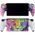 Neon Rainbow Cheetah with Rose by Sheena Pike PlayStation Portal Remote Player Skin