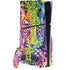 Neon Rainbow Cheetah with Rose by Sheena Pike PS5 Slim Disk Bundle Skin