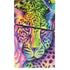 Neon Rainbow Cheetah with Rose by Sheena Pike PS5 Slim Digital Edition Bundle Skin