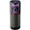 Liquid Blue Neon Skull with Glasses Amazon Echo Skin