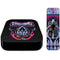 Liquid Blue Neon Skull with Glasses Apple TV Skin
