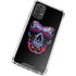 Liquid Blue Neon Skull with Glasses Galaxy A32 5G Clear Case