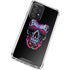 Liquid Blue Neon Skull with Glasses Galaxy A52 5G Clear Case