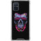 Liquid Blue Neon Skull with Glasses Galaxy A71 5G Clear Case