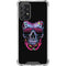 Liquid Blue Neon Skull with Glasses Galaxy A72 5G Clear Case