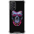 Liquid Blue Neon Skull with Glasses Galaxy A72 5G Clear Case