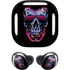 Liquid Blue Neon Skull with Glasses Galaxy Buds Pro Skin