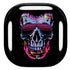 Liquid Blue Neon Skull with Glasses Galaxy Buds Pro Skin