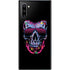 Liquid Blue Neon Skull with Glasses Galaxy Note 10 Skin