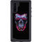 Liquid Blue Neon Skull with Glasses Galaxy Note 10 Waterproof Case