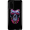 Liquid Blue Neon Skull with Glasses Galaxy Note20 5G Pro Case
